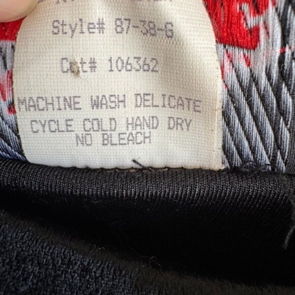 RARE Vintage 90s LIP SERVICE Velvet Top with Burgundy Faux Fur Sleeves Size L - Picture 9 of 11